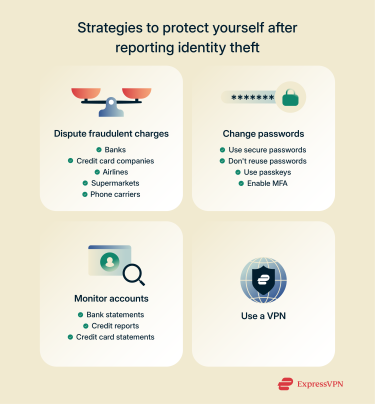 Some strategies to protect yourself from recurring identity theft.