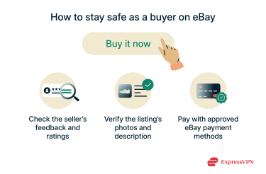 3 top tips for eBay buyers to stay safe.