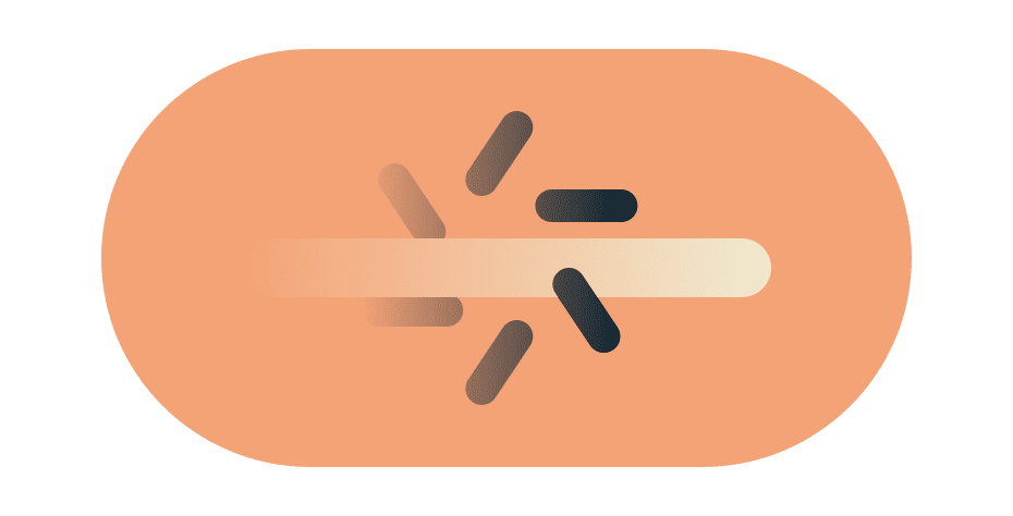 Жест прокрутки на значке буферизации показывает, что интернет-провайдер замедляет интернет-соединение.