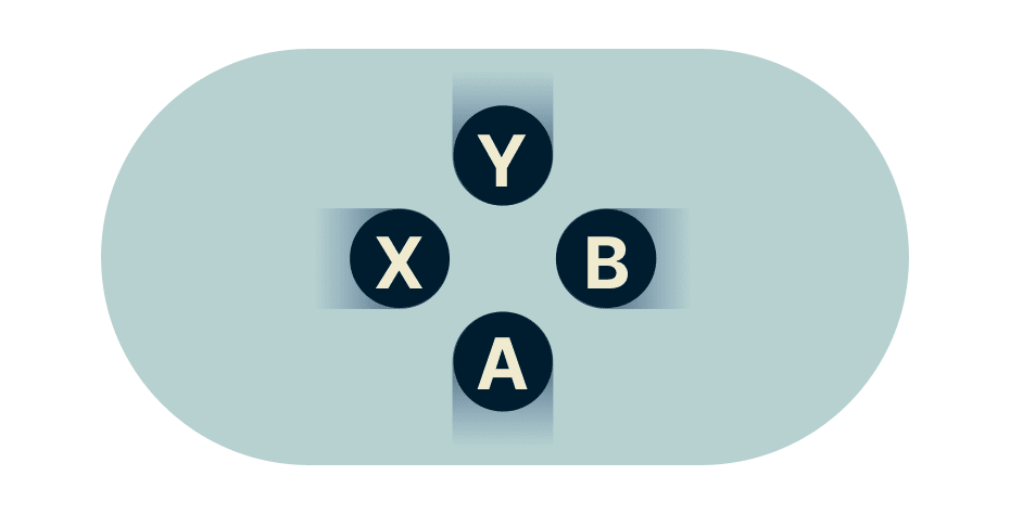 Кнопки джойстика для компьютерных игр.